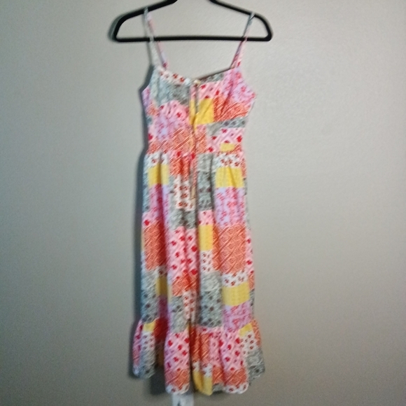 SHEIN MOD Patchwork Cami Midi Dress Multi Size S - Picture 2 of 16